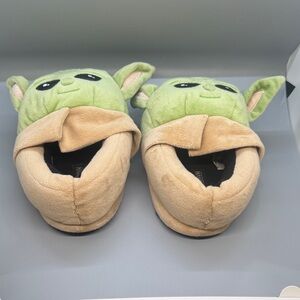 Star Wars Green and Beige Kids Slippers